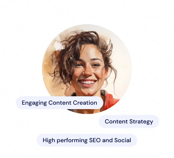 Sarah digital marketing medewerker van Typetone.AI