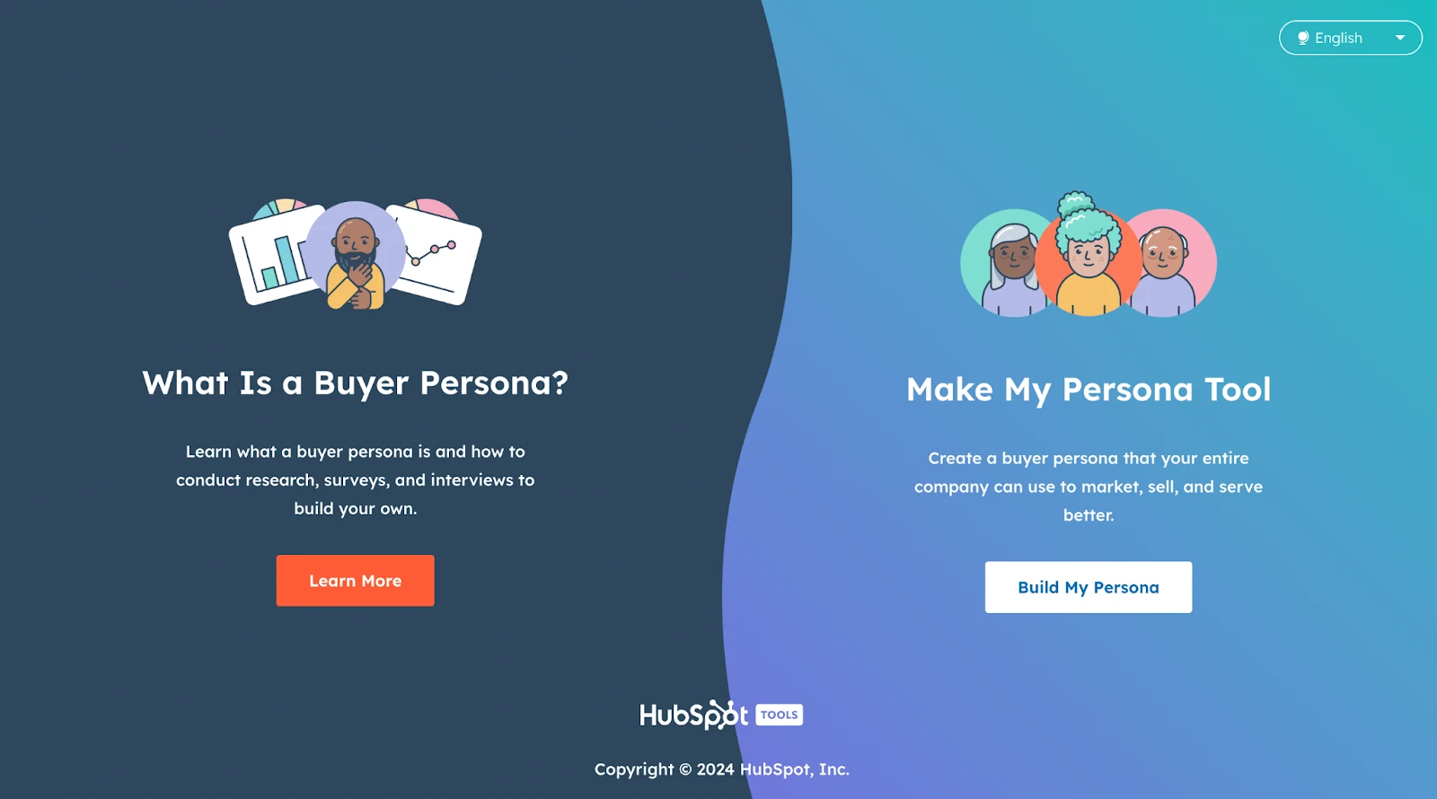 Plantilla de buyer persona de Hubspot