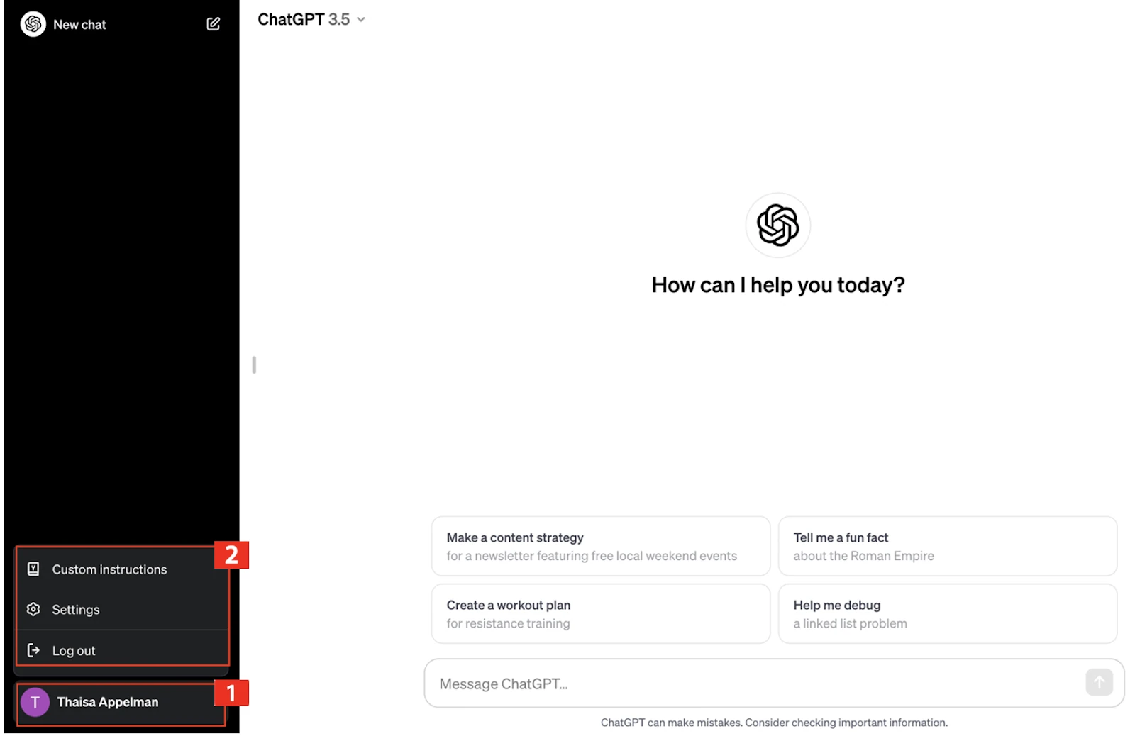Sådan deaktiverer du datadeling i ChatGPT