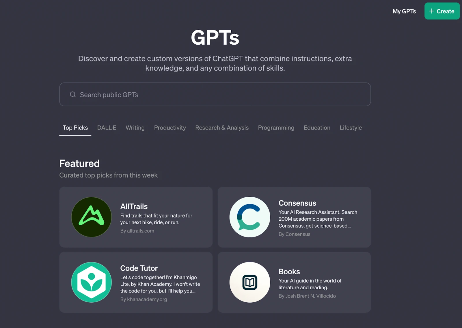 ChatGPT Store