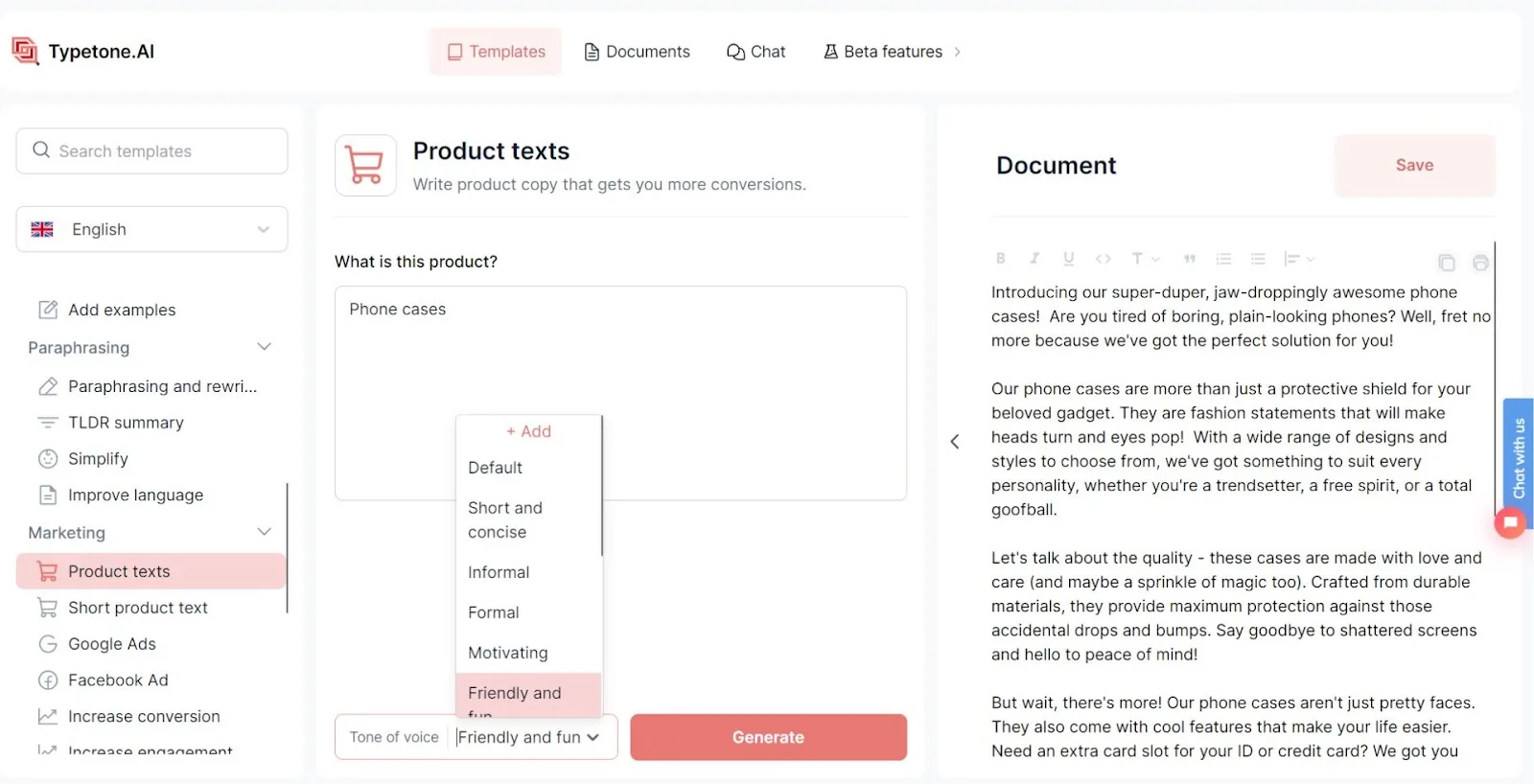 Gebruik verschillende tones of voice voor je productbeschrijving