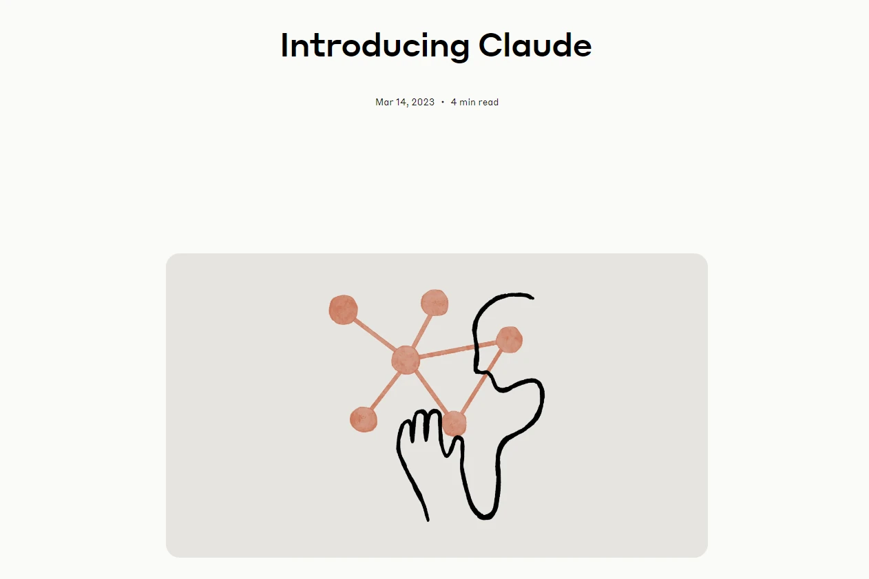 Claude homepage