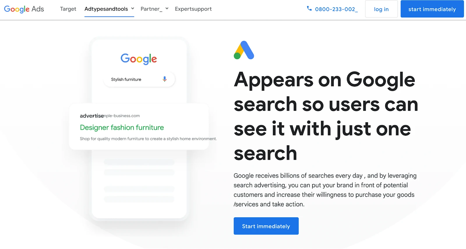 Example of a paid marketing channel