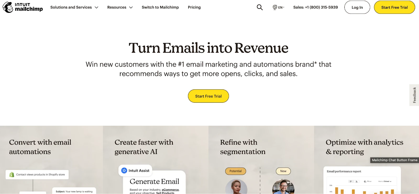 Email marketing channel example