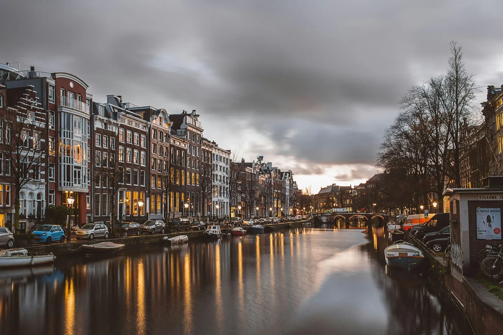 The canals of Amsterdam