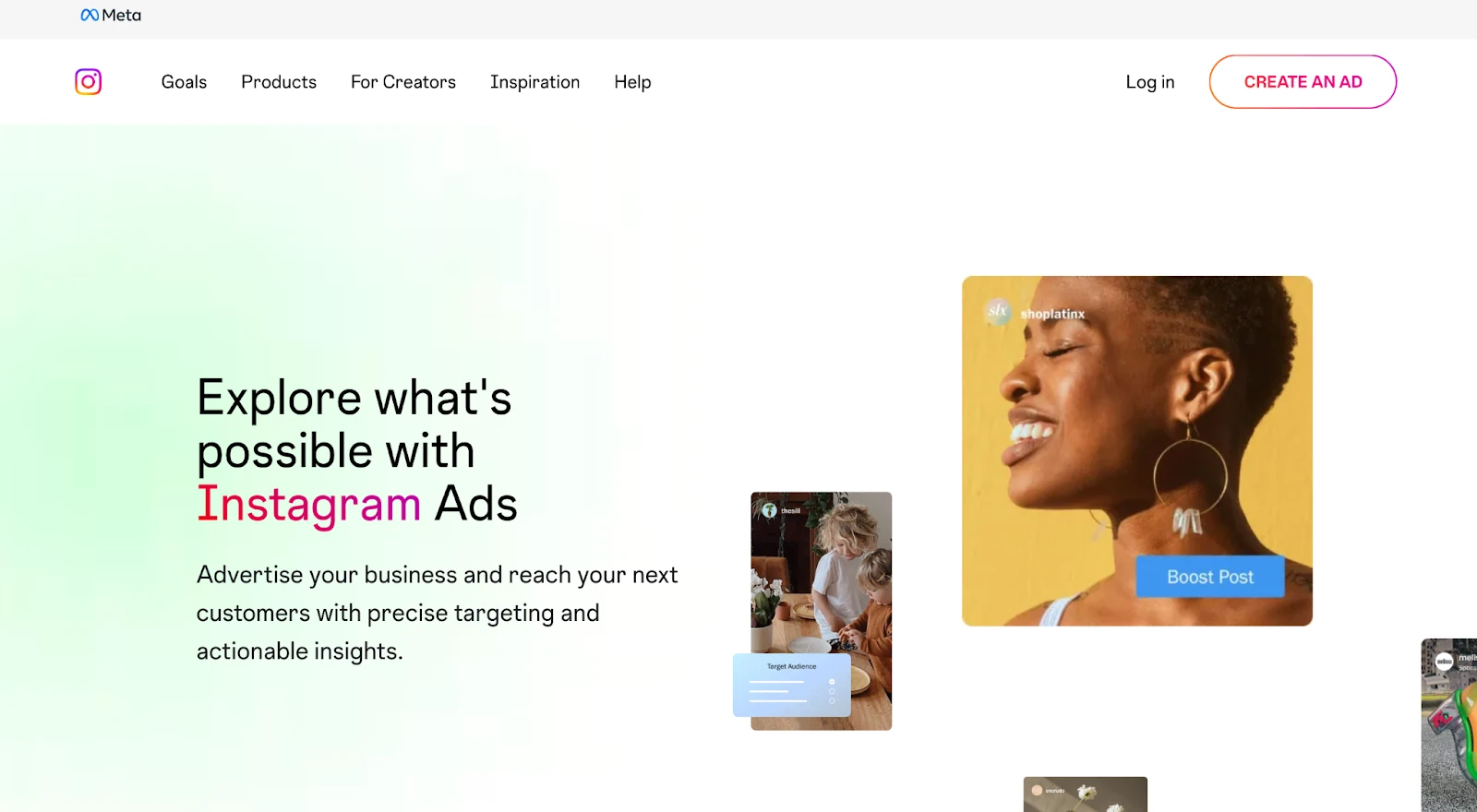 Instagram Ads gebruikt voor een marketingcampagne