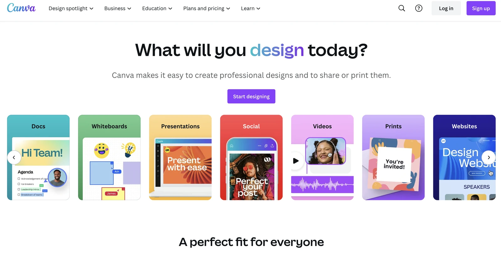 Canva tool for Carousel posts